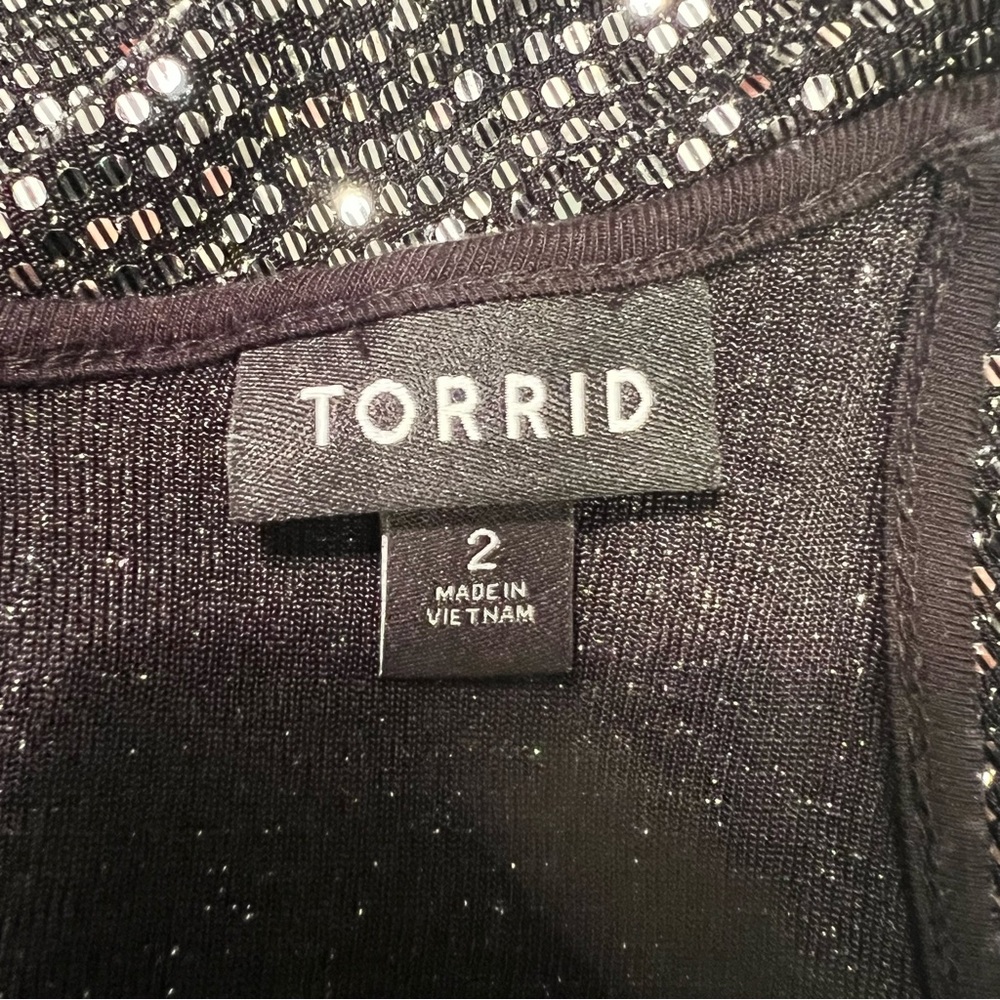 TORRID Sequin Halter Top - Picture 4 of 6